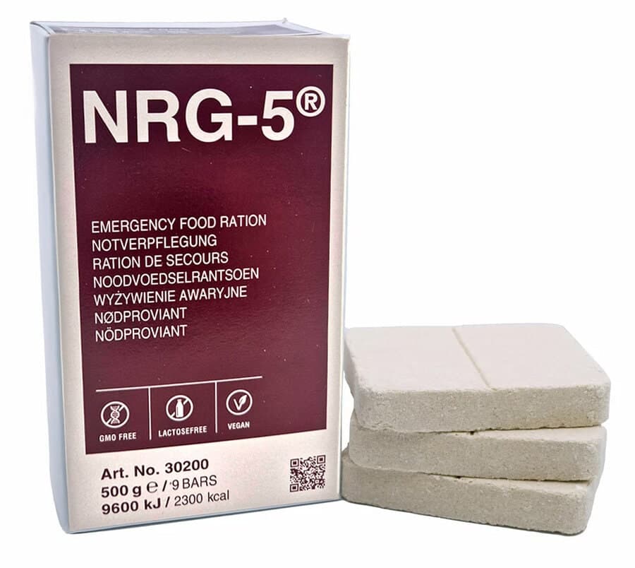 NRG-5 Compact Emergency Food Rations (9 Biscuit Blocks)