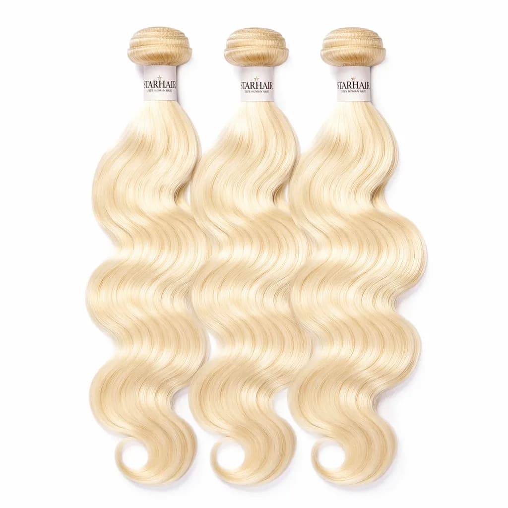 Starhair #613 Body Wave Blonde Remy Human Hair Bundles