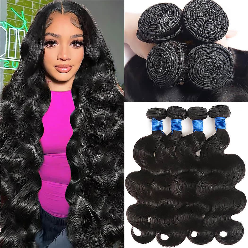 Starhair Body Wave Brazilian Virgin Hair Bundle #1B